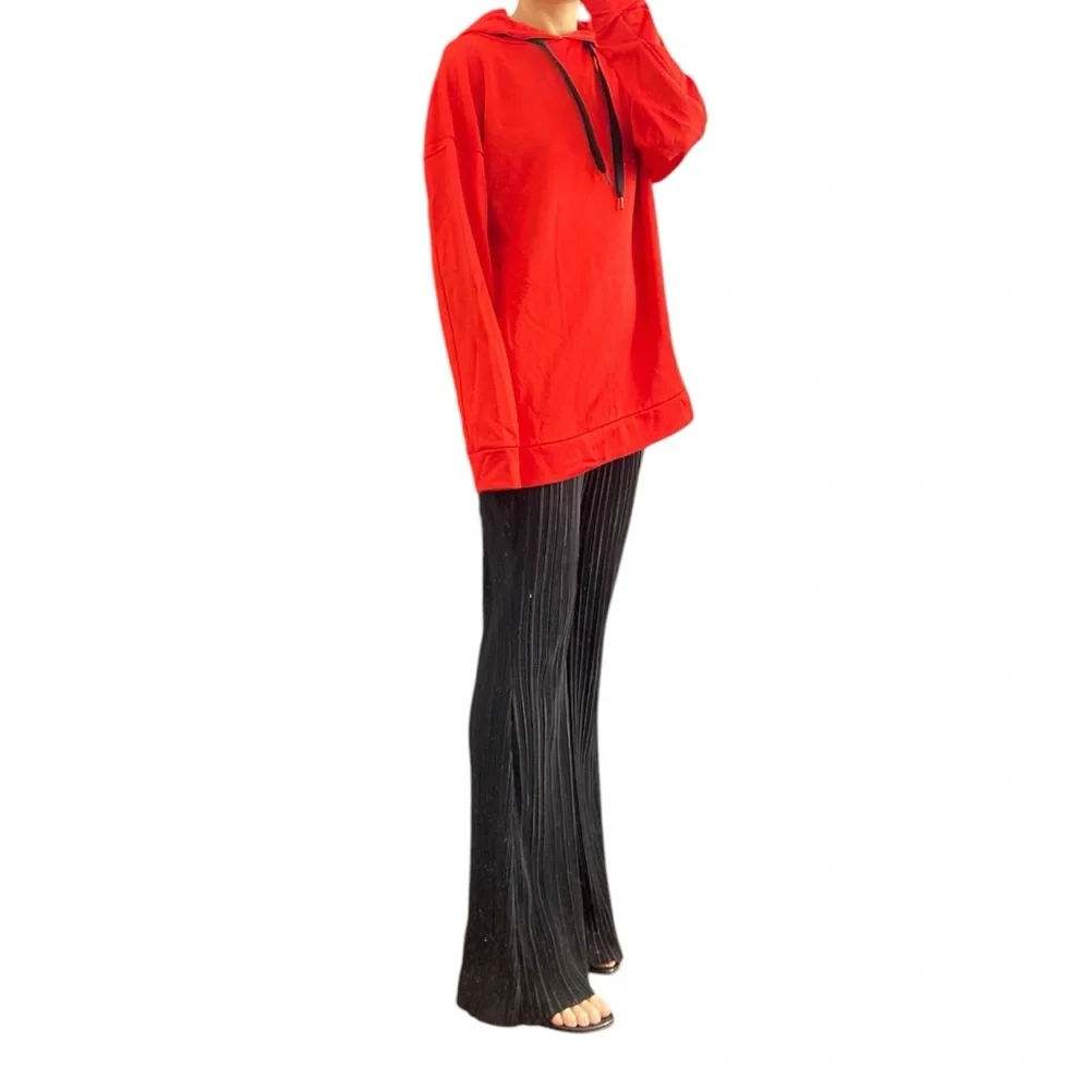 ZARA Red Oversized Hoodie Size S - Picture 2 of 14